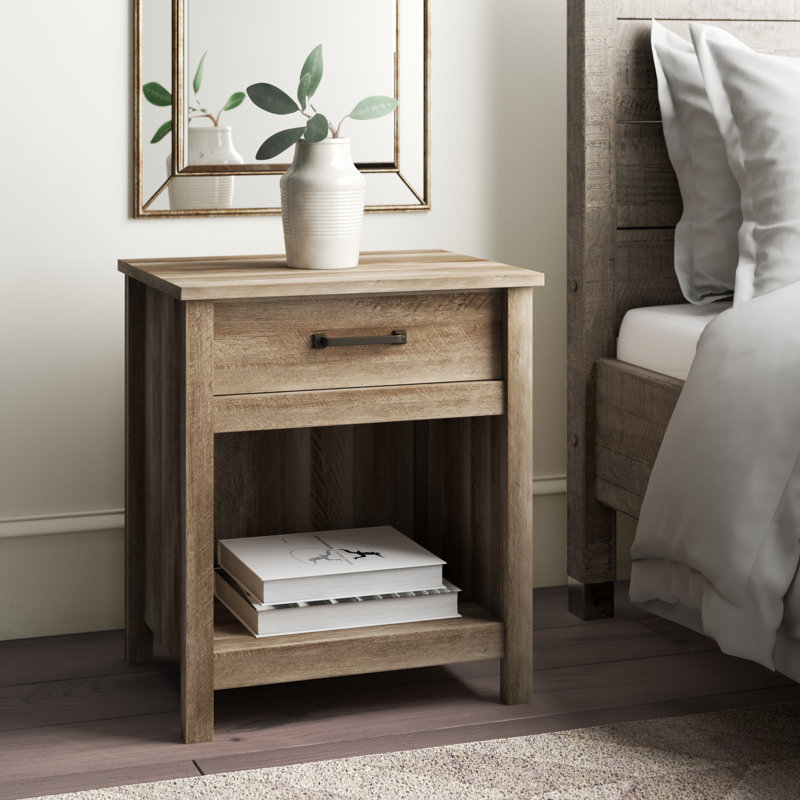Greyleigh™ Ringgold 1 Drawer Nightstand & Reviews Wayfair